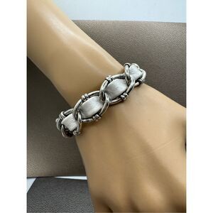 Kenneth Cole White Leather Bracelet